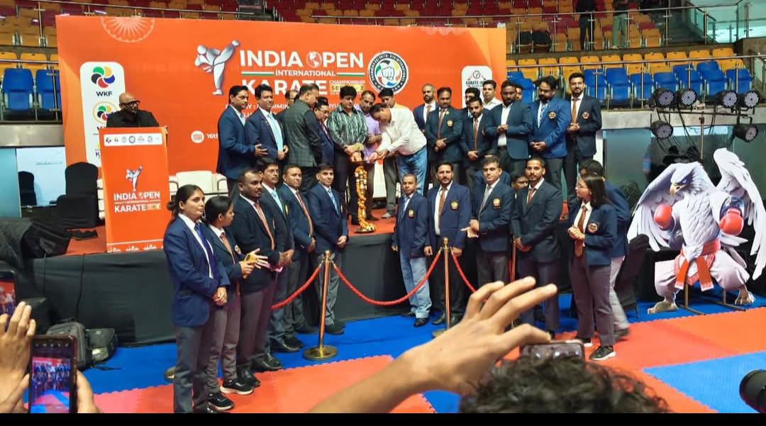 TNHA karate team celebrating medal wins